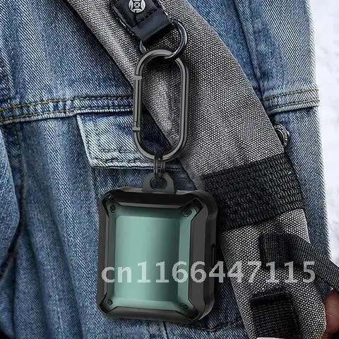 

Armor Switch Earphone Case For Sony linkbuds Bluetooth Earbuds Boxs Protector Cover For Sony link buds Case With Carabiner Hook