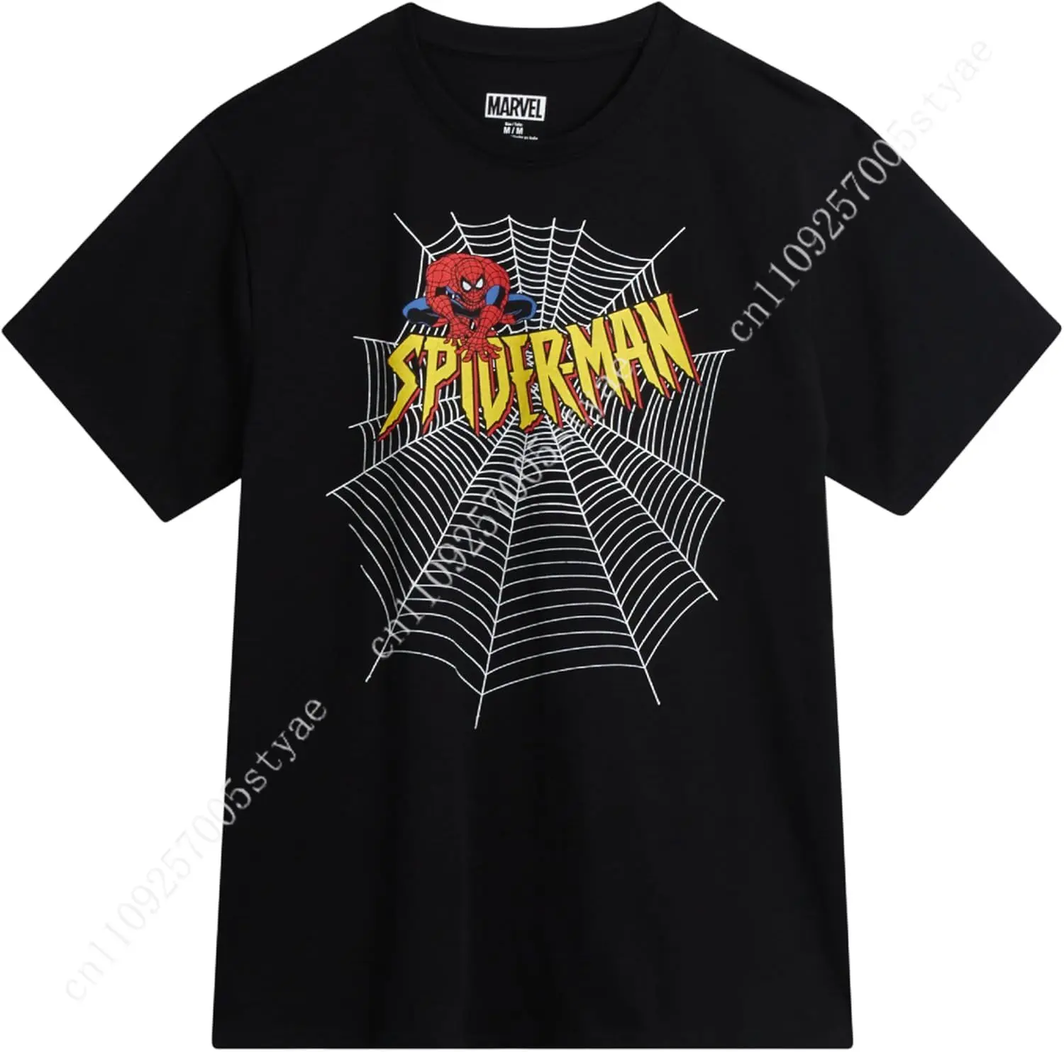 

Marvel Spider-Man Womens Graphic Tees - Cropped Baby Tee, Tank Top, and Full Length Crewneck Retro Graphic Shirts for Women