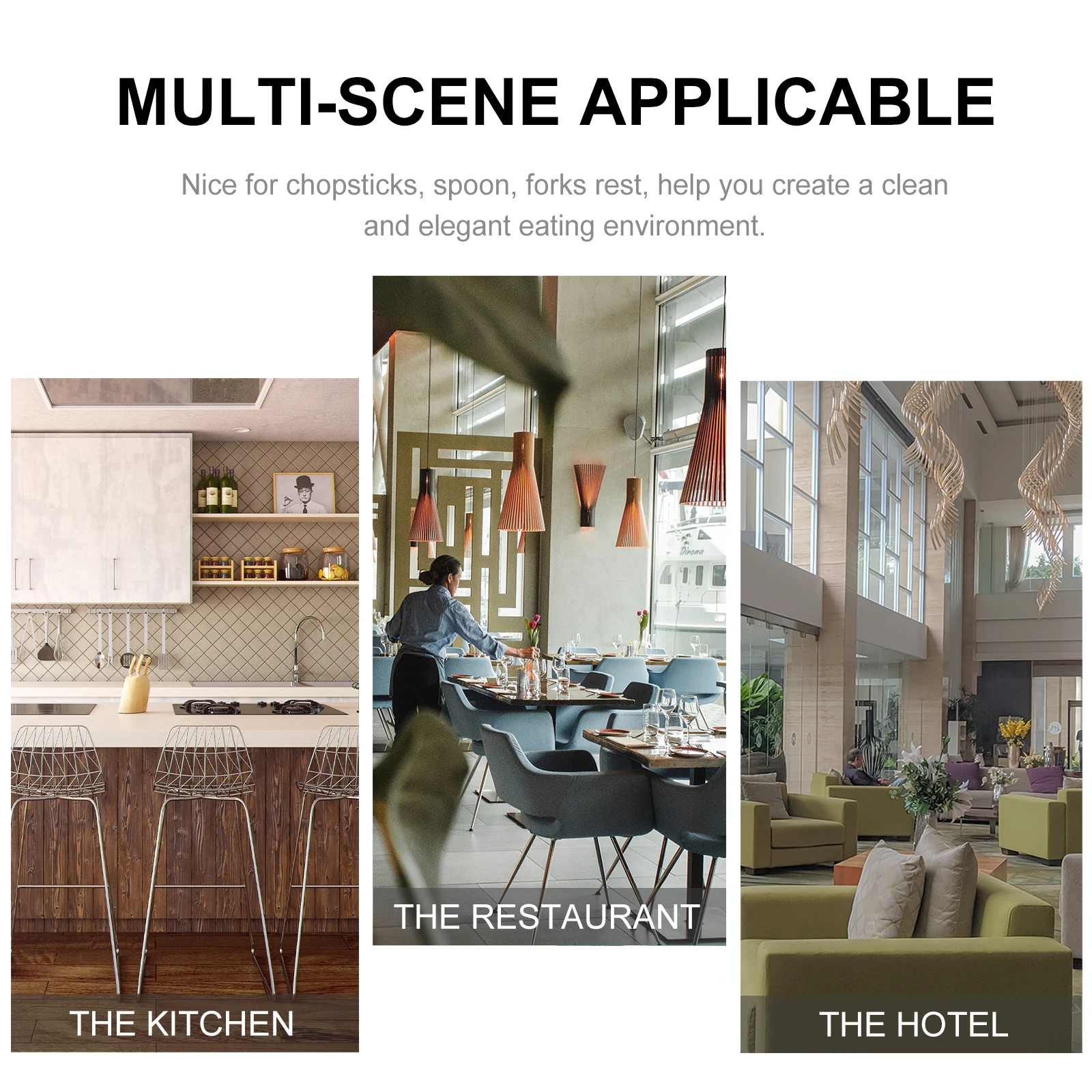 

1Pcs Japanese-Style Chopsticks Holder Ceramics Handmade Thousand Paper Fork Spoon Rest Smooth Elegant Dining Table