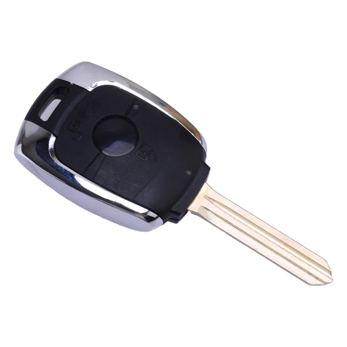 Custodia per chiave remota per auto Fob Sostituisci adatta per Ssangyong Actyon Kyron Rexton Korando 2 pulsanti