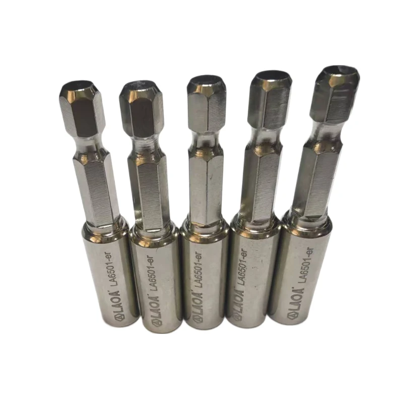 LAOA With Magnetic Extension Connecting Rod 1/4 Batch Head Extension Rod Small Extension Rod for Electric Screwdriver