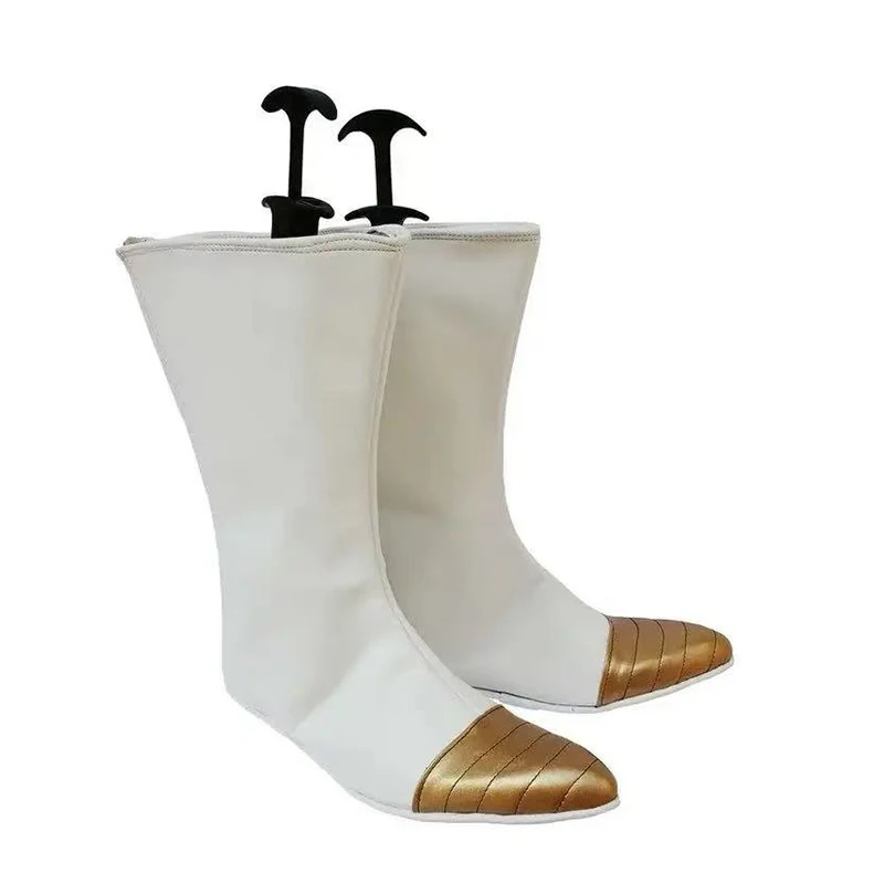 DBZ فيغيتا IV سايان أنيمي تأثيري حذاء أبيض أحذية منتصف العجل