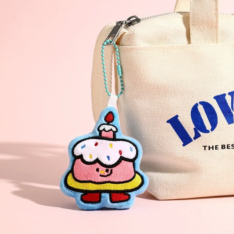 Lustige süße Puppe Anhänger Plüsch Schlüsselanhänger Spielzeug simulierte Puppen Anhänger Auto Schlüsselanhänger Charme Rucksack Dekoration Zubehör Kinder Geschenk