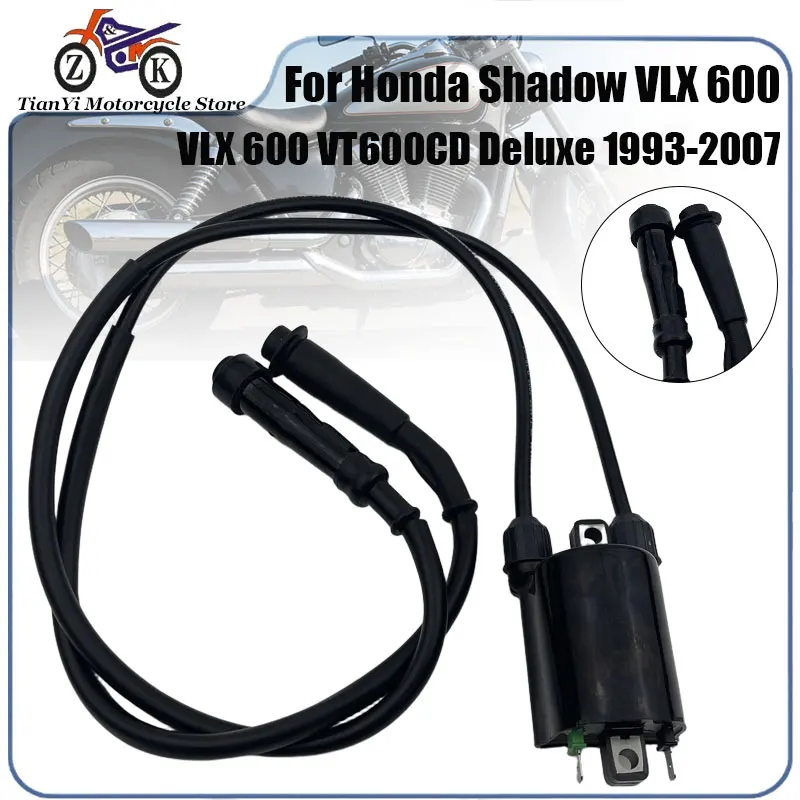 

Катушка зажигания для мотоцикла Honda Shadow VLX 600 VT600CD Deluxe 1993-2007, замена детали системы зажигания EFI, артикул 30701-MF5-000