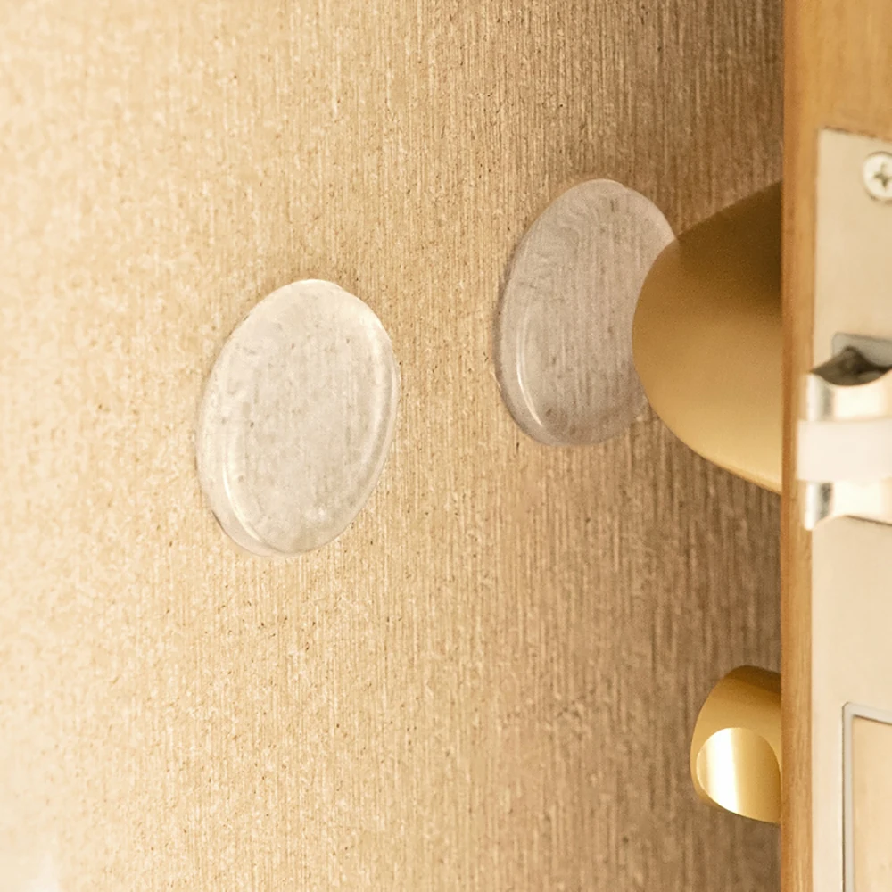 50-100pcs Transparent Self-Adhesive Soft Silicone Furniture Pad Cushion Cabinet Bumpers Grain Mute Sticker Door Handle Feet Pads