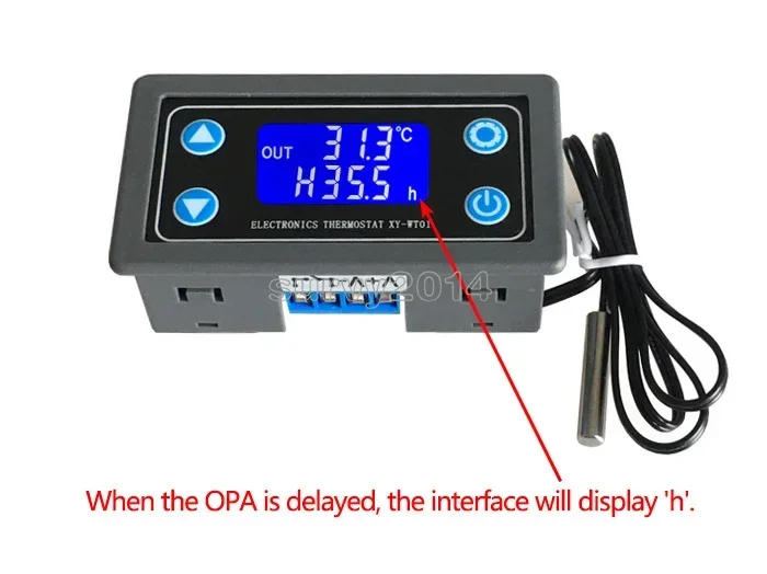 Регулятор температуры, цифровой фотографический дисплей, отопительный/охлаждающий реле для модуля платы arduino