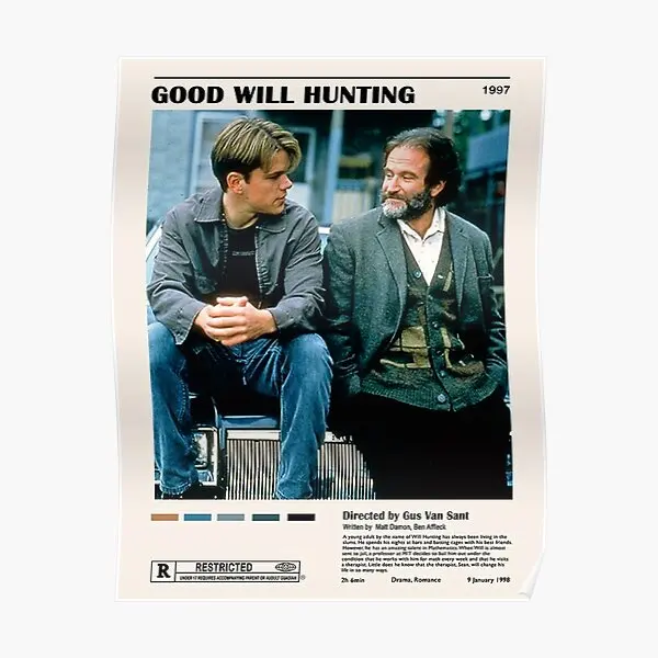 Good Will Hunting 1997  Poster Modern Picture Art Room Mural Wall Decor Vintage Funny Print Home Decoration Painting No Frame