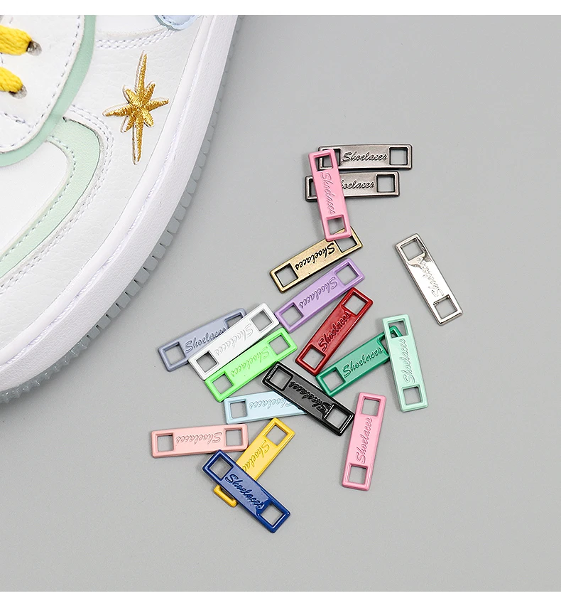 1 Pair Sneaker Shoelaces Buckle Charm Shoes Decorations Metal Kits Buckle Shoelace Charms Personalize Shoe Accessories New