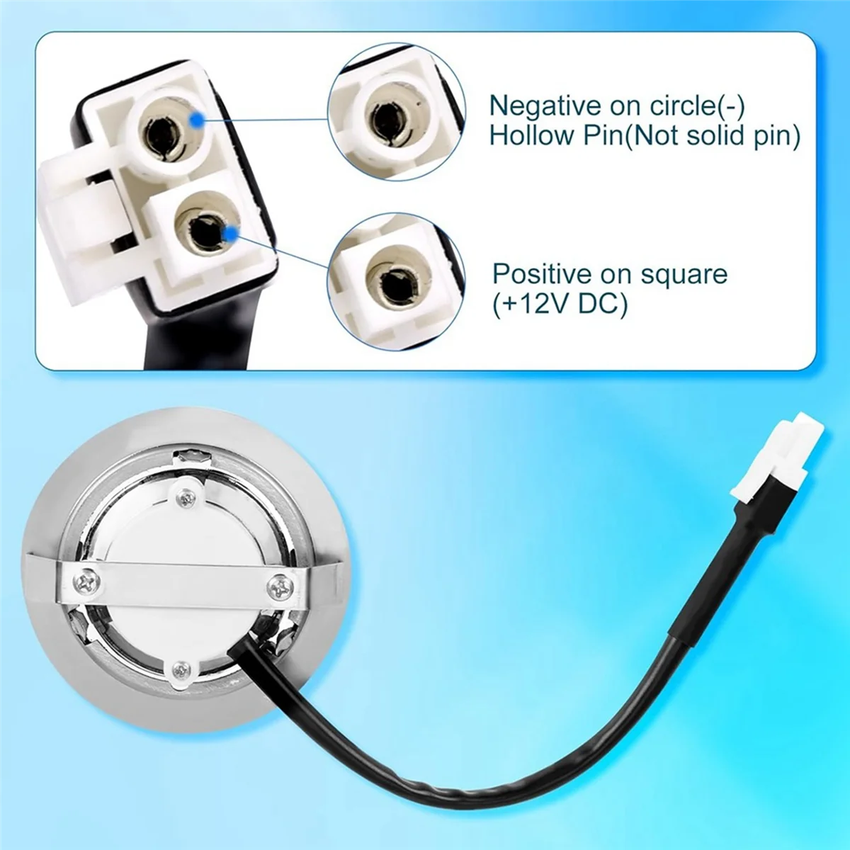 2-Piece Stainless Steel Range Hood LED Light Bulbs