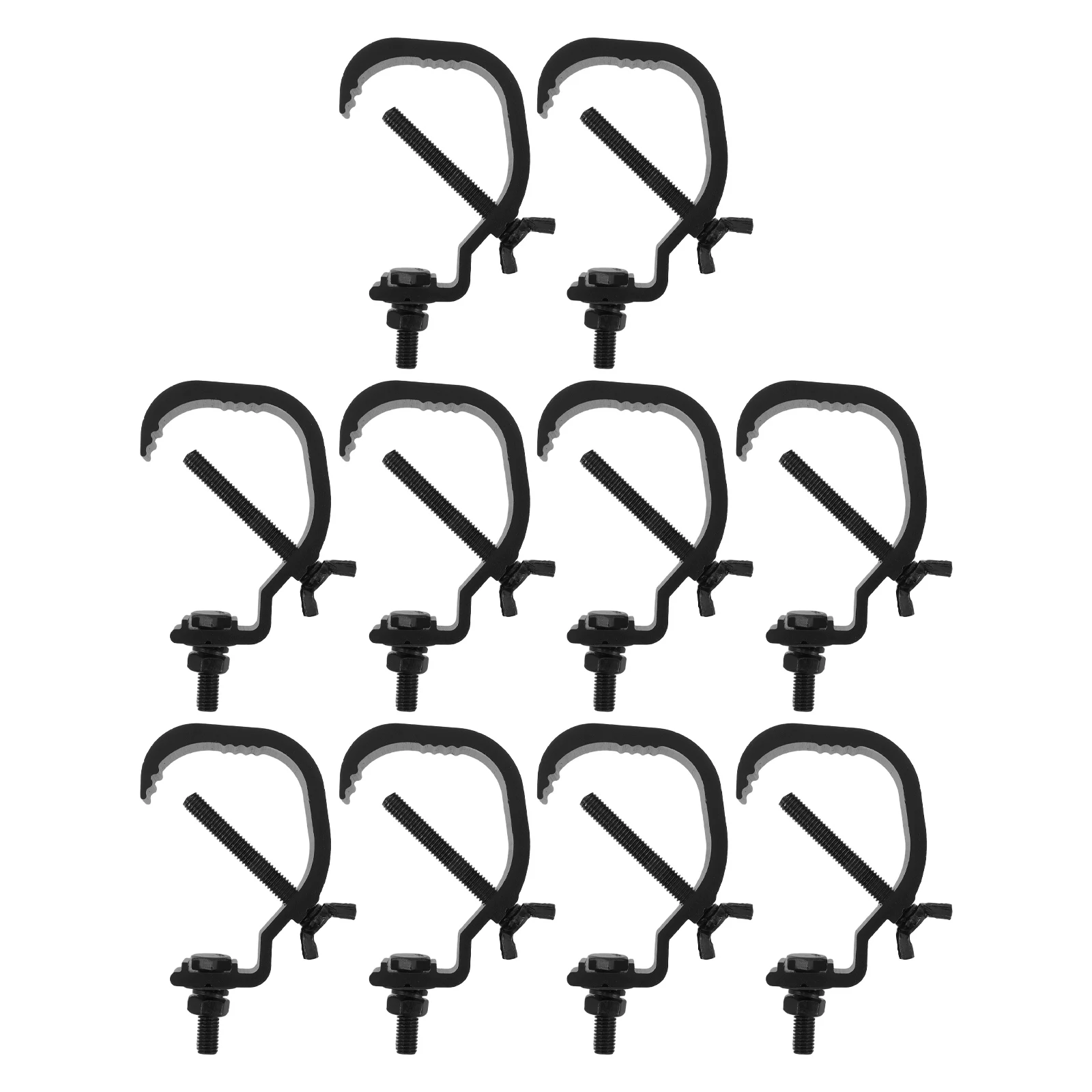 10 PCS Stage Light Hook Fixture Hanging Dj Lights Hanger Lighting Clamps for Truss Clip