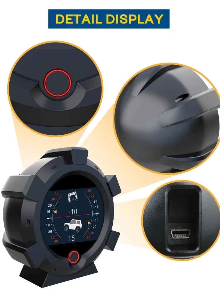 AUTOOL X95 High-precision Multifunctional GPS Slope Meter Car HUD Inclinometer Speedometer KM/H MPH Alarm For All Car