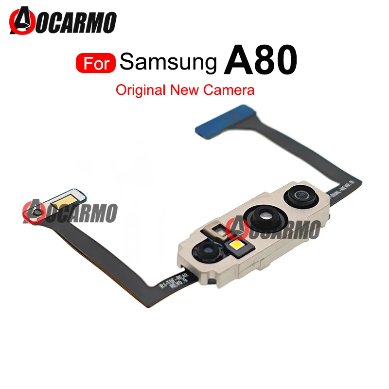 New Back Big Rear Main Camera For Samaung Galaxy A80 805F Front Facing Cameras Flex Cable Replacement Parts