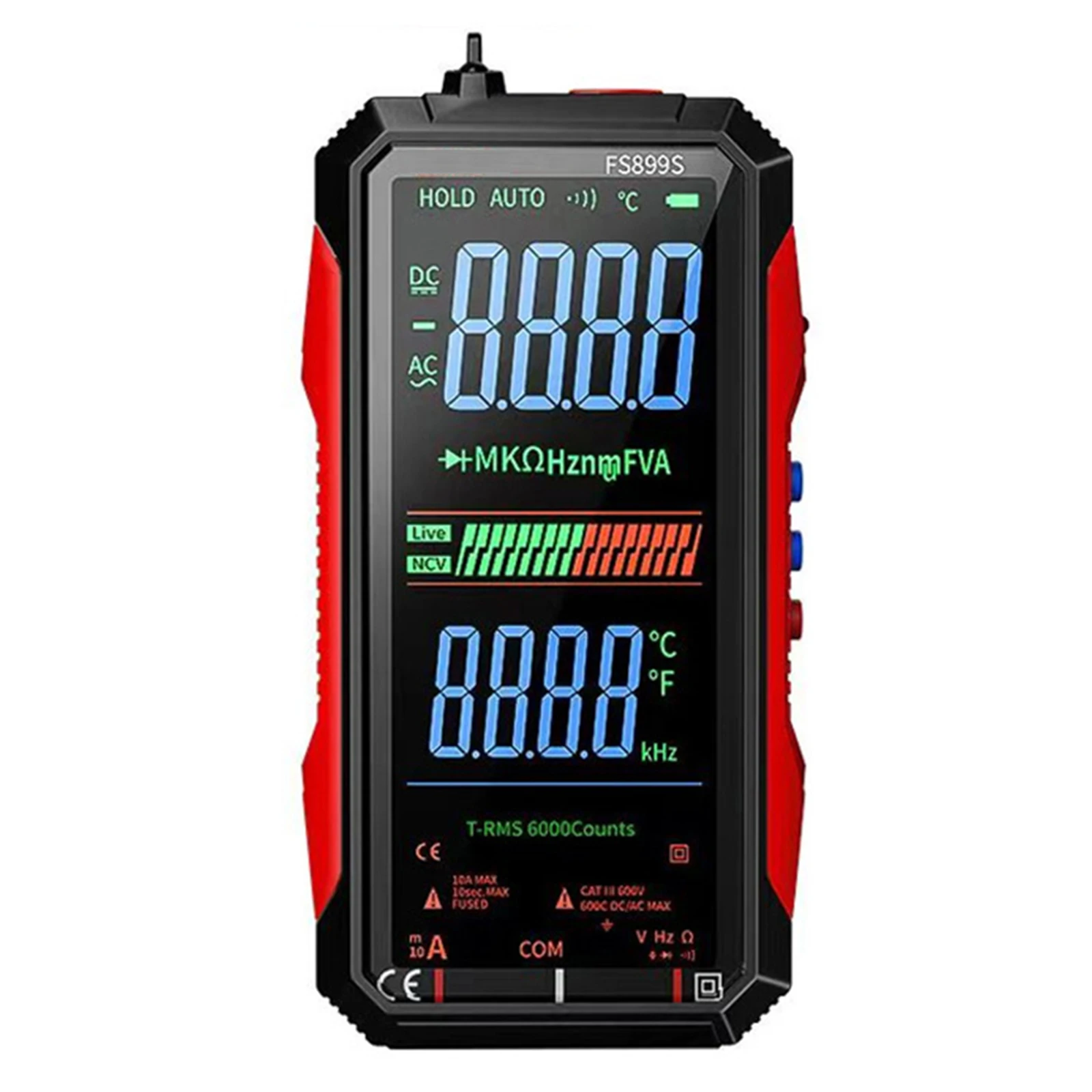 For DIY Projects Auto Range Tester Multimeter Current Tester Electrical Work Accurate Current Tester For Professionals