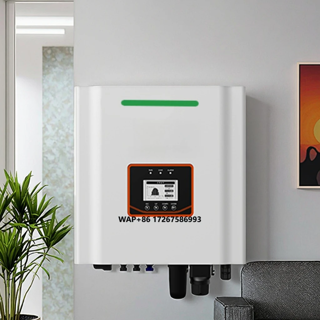 

3kw 4.2kw 5kw 6kw 7kw 8kw Single-Phase Solar Inverters with LCD Display Hybrid Grid Energy Storage Inverter for Use
