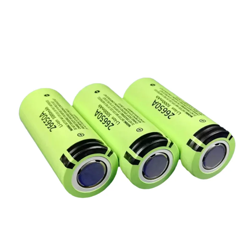 4.2V 26650 Lithium Battery 5000MaH High-capacity Rechargeable Battery 3C Discharge for Torch with Free a P50 LED Flashlight Gift