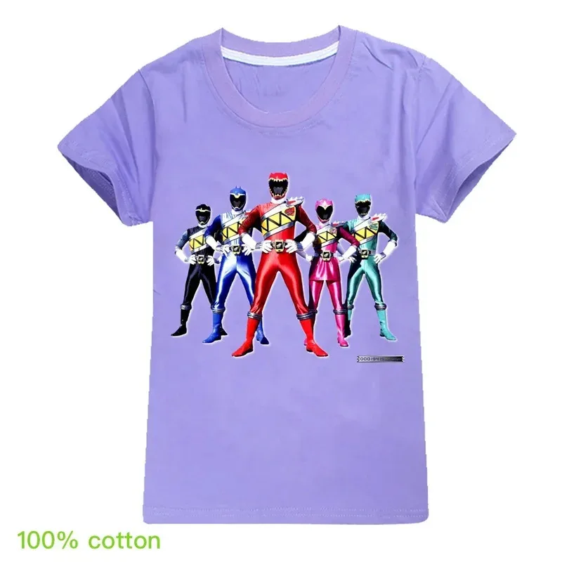 HAni 2025 جديد أطفال بنين قوي الحارس تي شيرت الصيف قصيرة الأكمام بلايز الأطفال حفلة عيد ميلاد كرنفال هالوين زي ☆ ★ ww