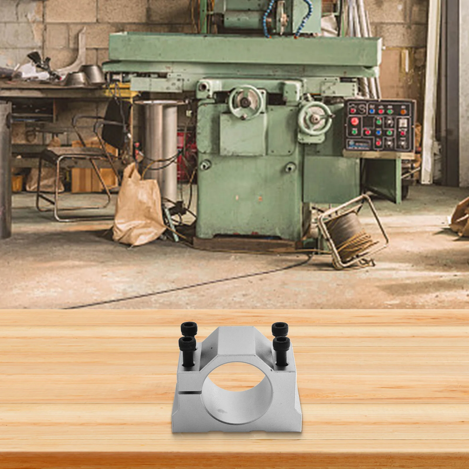 

Aluminum Spindle Motor Bracket Aluminum Fixing Base CNC Motor Clamp Inner Diameter 40mm Inner Diameter 45mm Inner Diameter 52mm