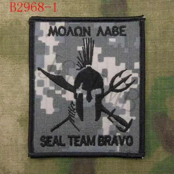 DEVGRU-NSWDG SEAL TEAM BRAVO Sparta Morale Naszywka do haftu