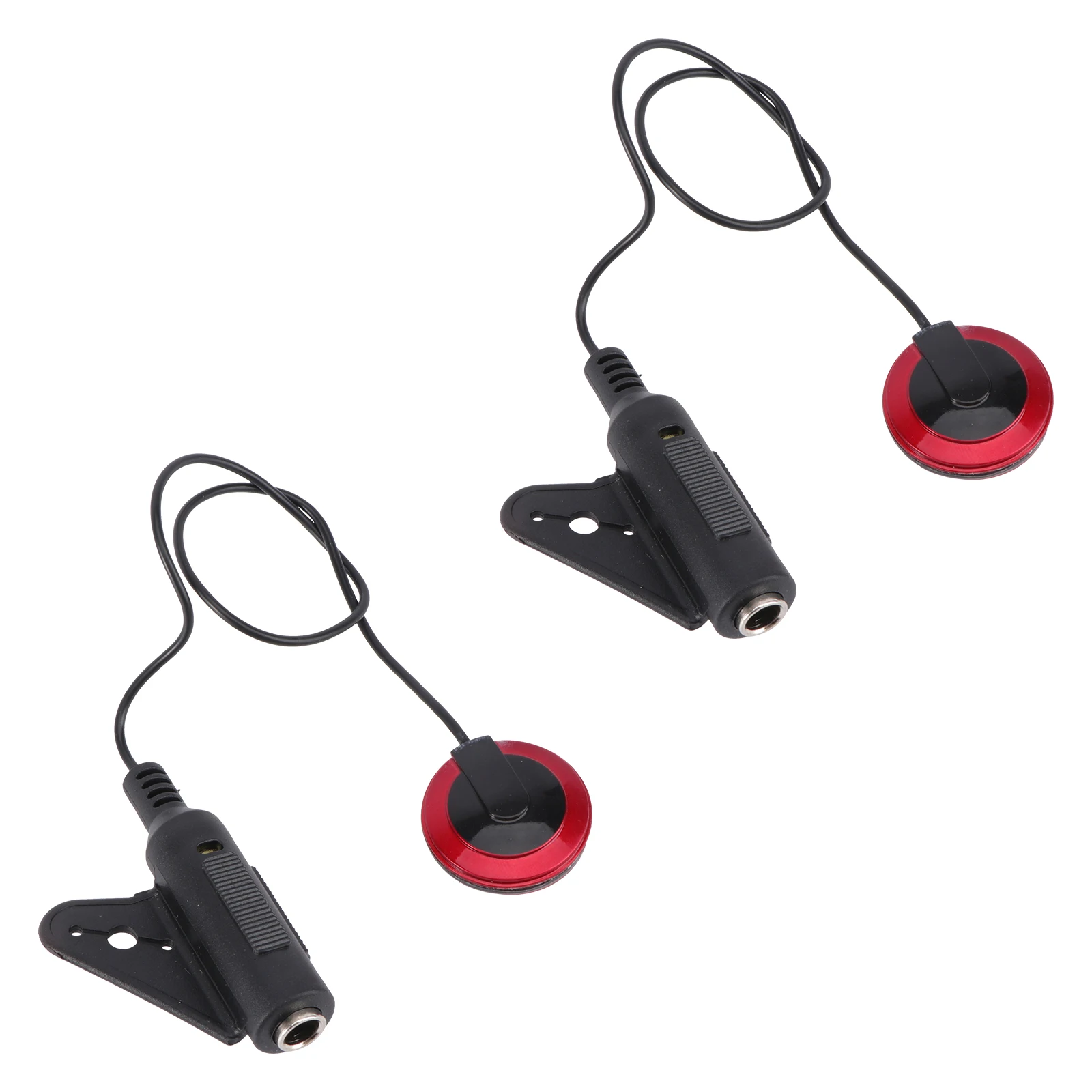 

2 Sets Acoustic Guitar Pickup Piezo Transducer Abs Humbucker for Violin M Equalizer Sound Hole Self Adhesive