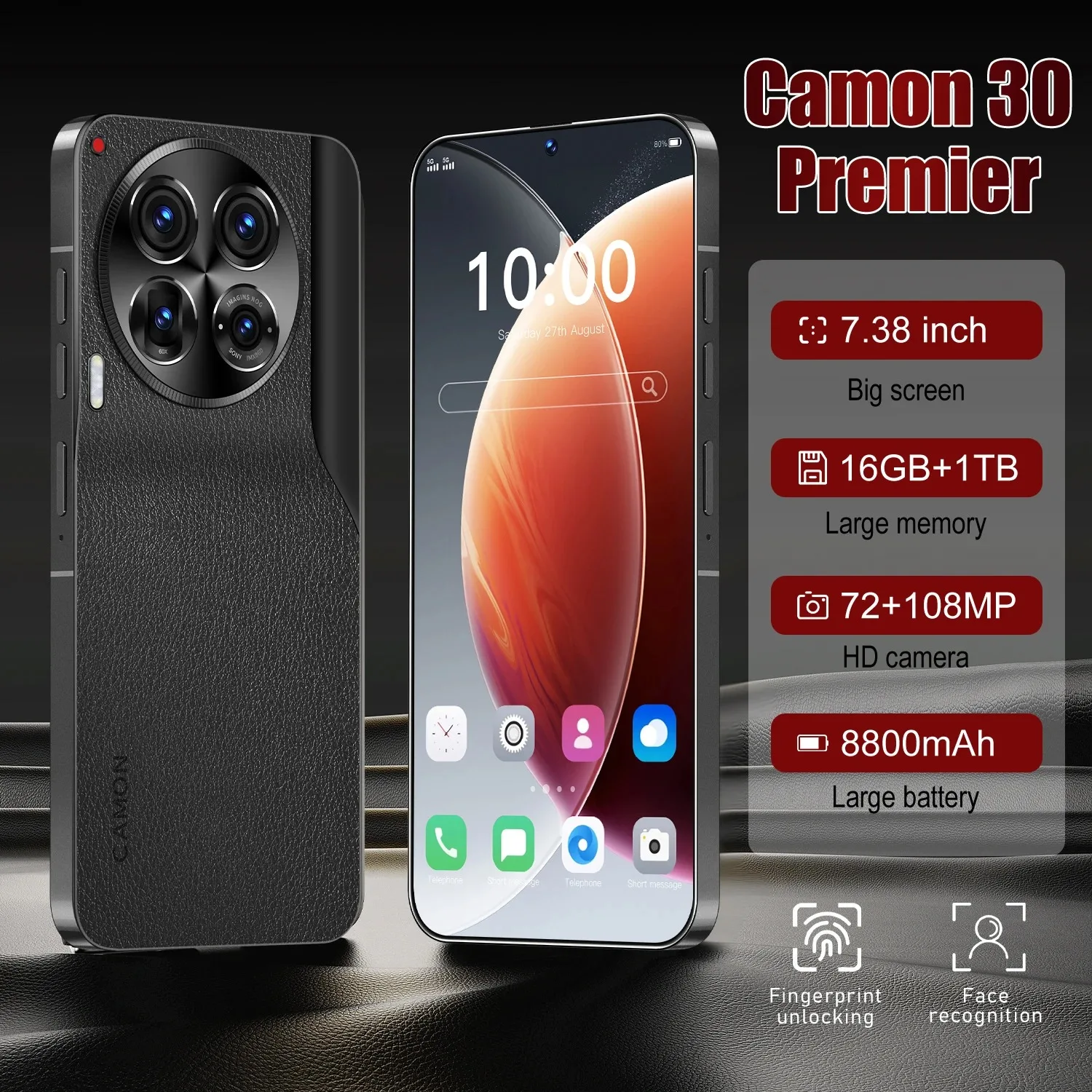 Global Version Camon 30 Premier Cellphone 5G 7.38