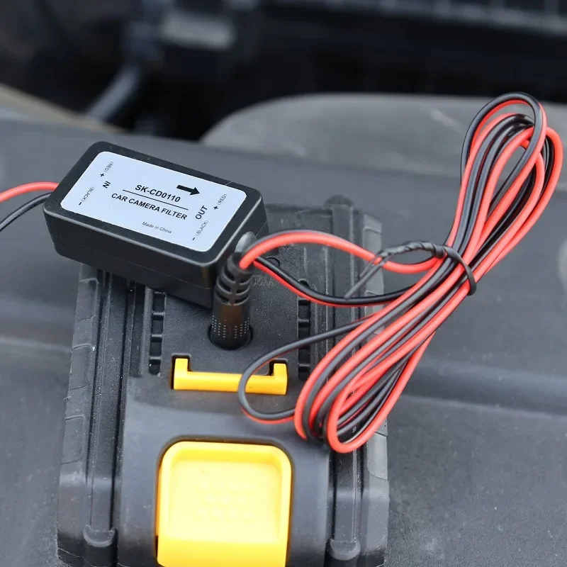 Backup Camera Power Filter 12V DC Rectifier Relay Capacitor For VW Audi Skoda German Car To Fix Reverse Screen Splash Ripple