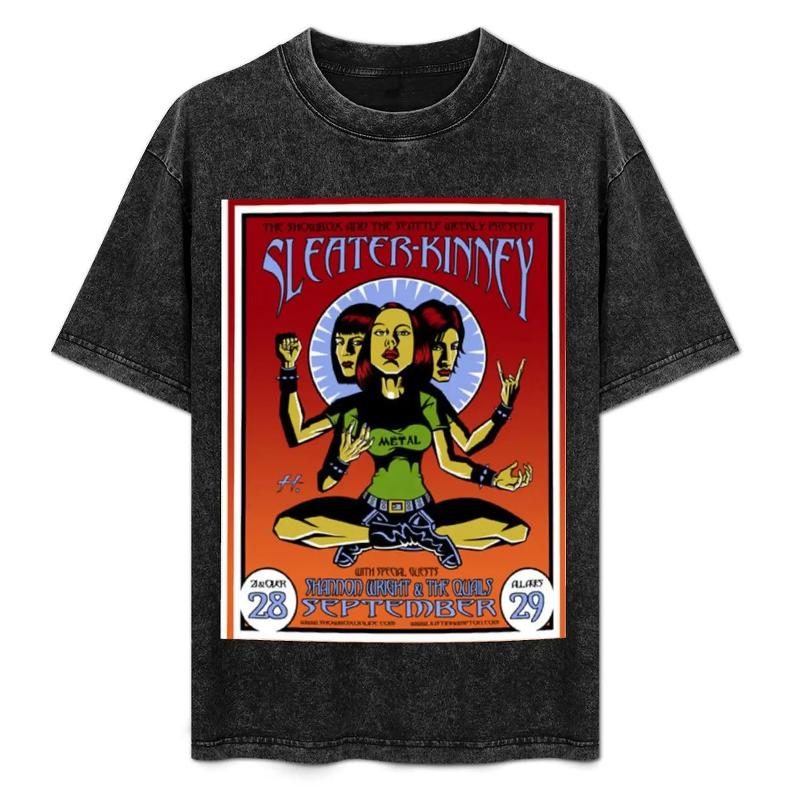 

sleater kinney T-Shirt Basic All Season Solid T-Shirt