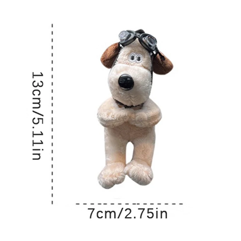 Plush Puppy Clutch Decoration Car Wiper Turn Signal Switch Decoration Cute Bowknot Dog Car Wiper Doll Interior Accessories