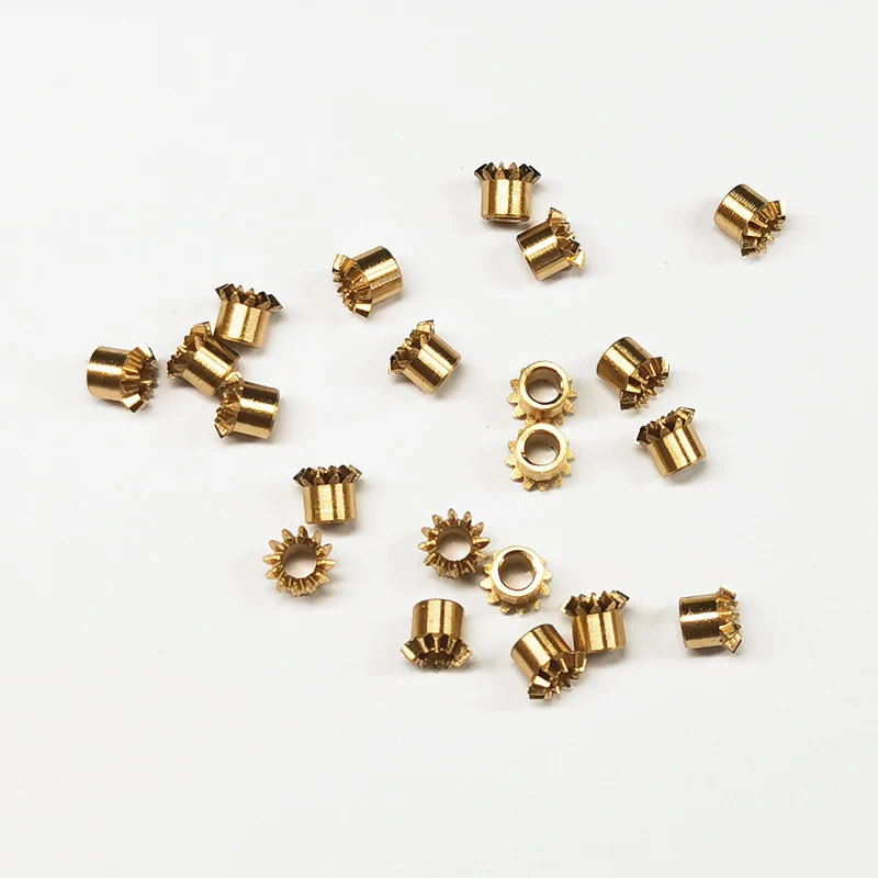 0.3M 12T 1/2mm 90 Degree Transmission Metal Bevel Gear DIY Model Mini Precision 1:1 Bevel Step Gears