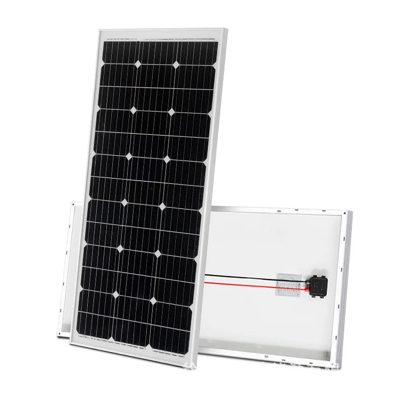 Monocrystalline Silicon Solar Cell Solar Panel 12V Household Photovoltaic Power Charging Board