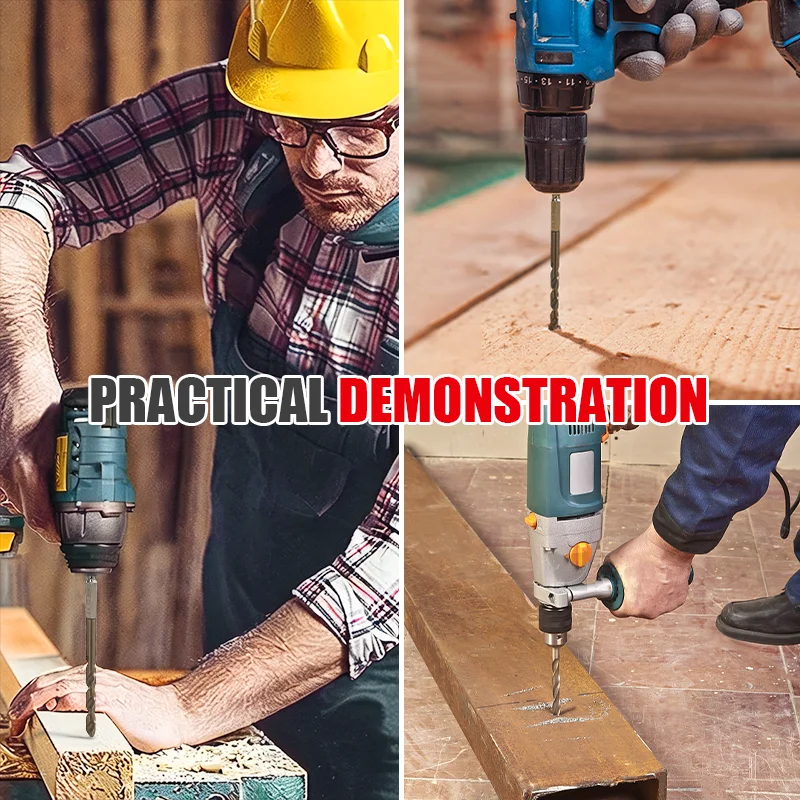 13 ชิ้นโคบอลต์ HSS-Co M35/HSS4241 Twist เจาะชุด Bit, ช่วง 1.5-6.5 มม., 1/4 นิ้ว Hex Shank