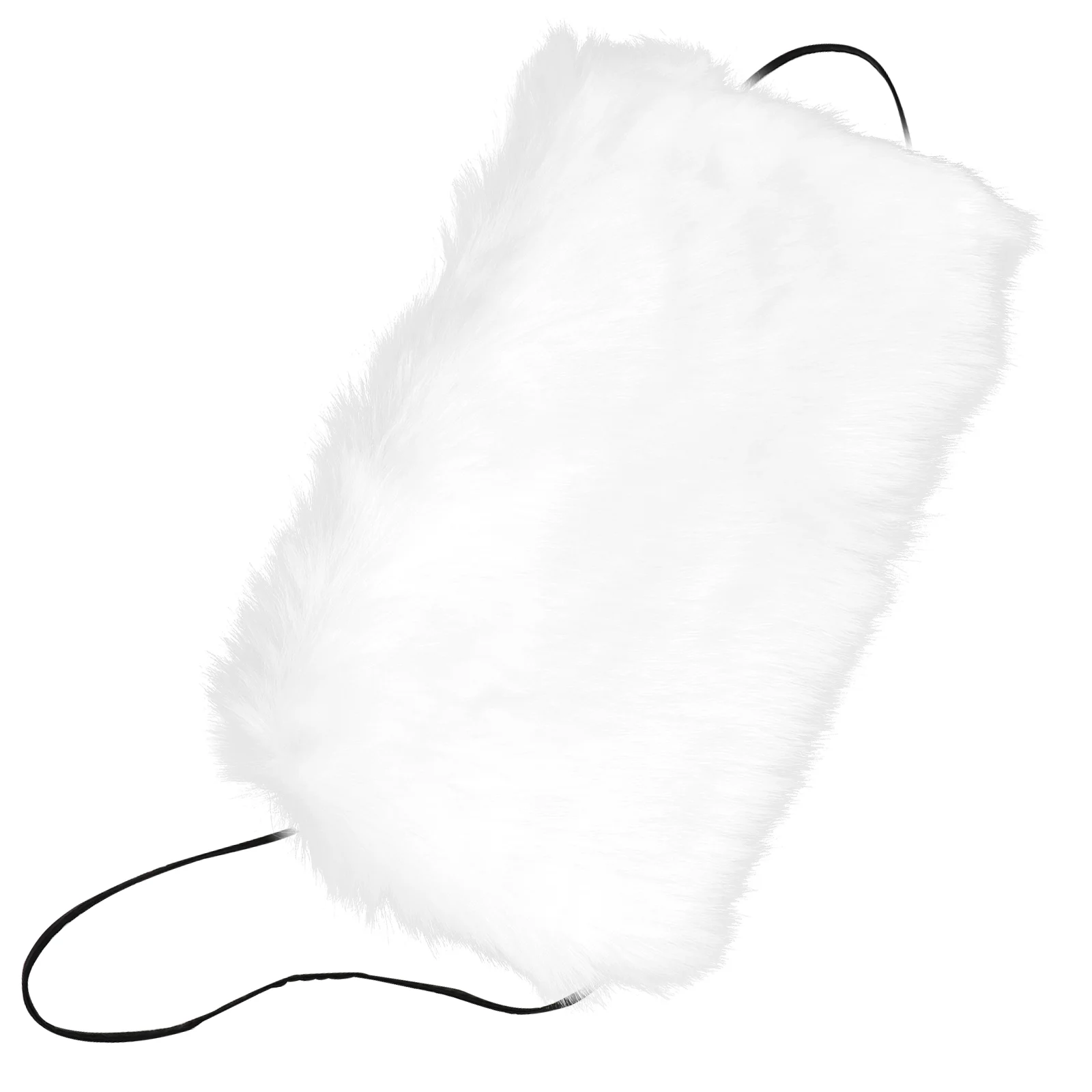 

Heated Imitation Fox Fur Hand Warmer Handbags for Women Faux Muffs White Winter Gloves