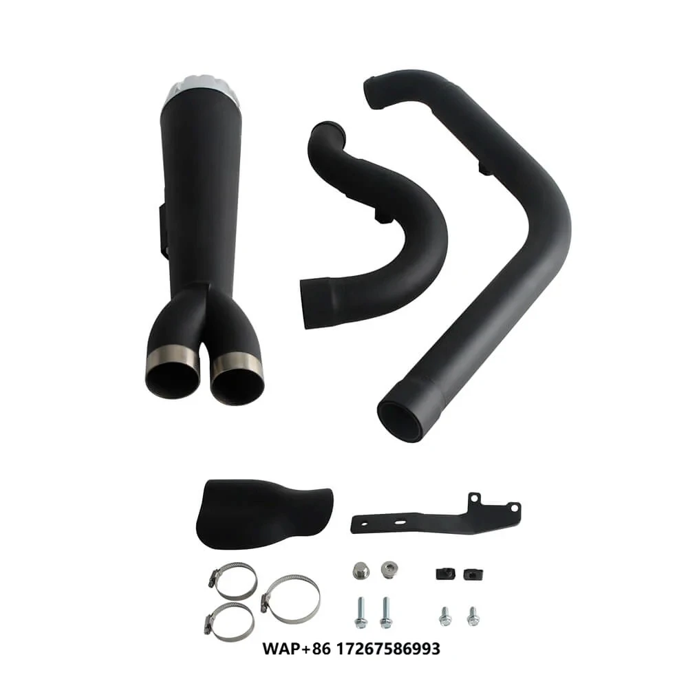 

2-into-1 Motorcycle Full Exhaust Muffler Kit for 2006-2017 Street Bob FXDB Low Rider FXDL Fat Bob FXDF