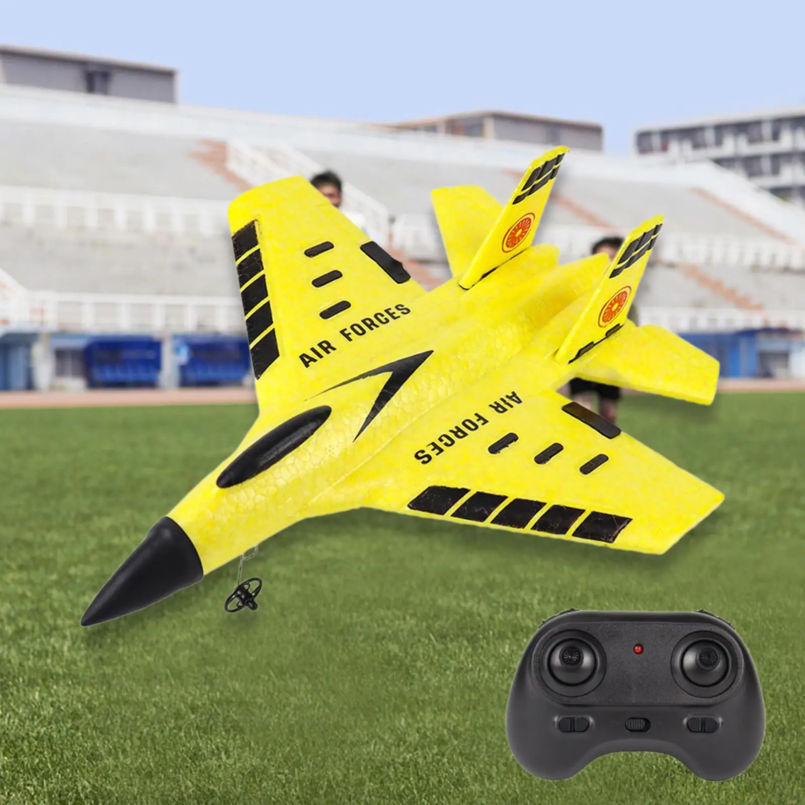 Foam RC Airplane USB Rechargeable with Flash Light Anti Falling Birthday Gift