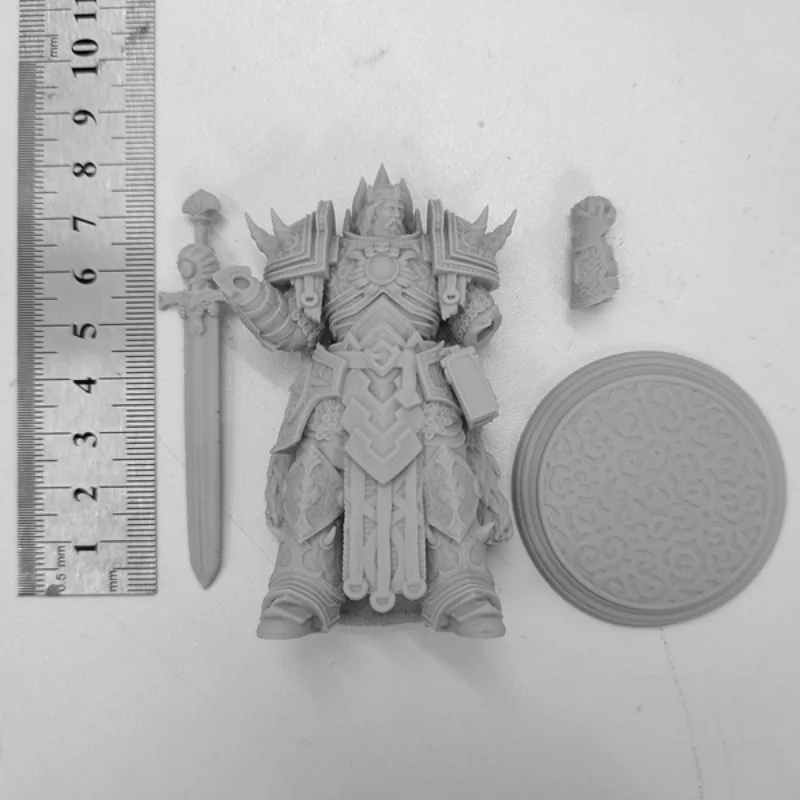 1/24 Fantasy Miniatures Boy Gift Collectible Statue Resin Figure Model Kit Epee Knight Unassembled and Unpainted Free Shipping