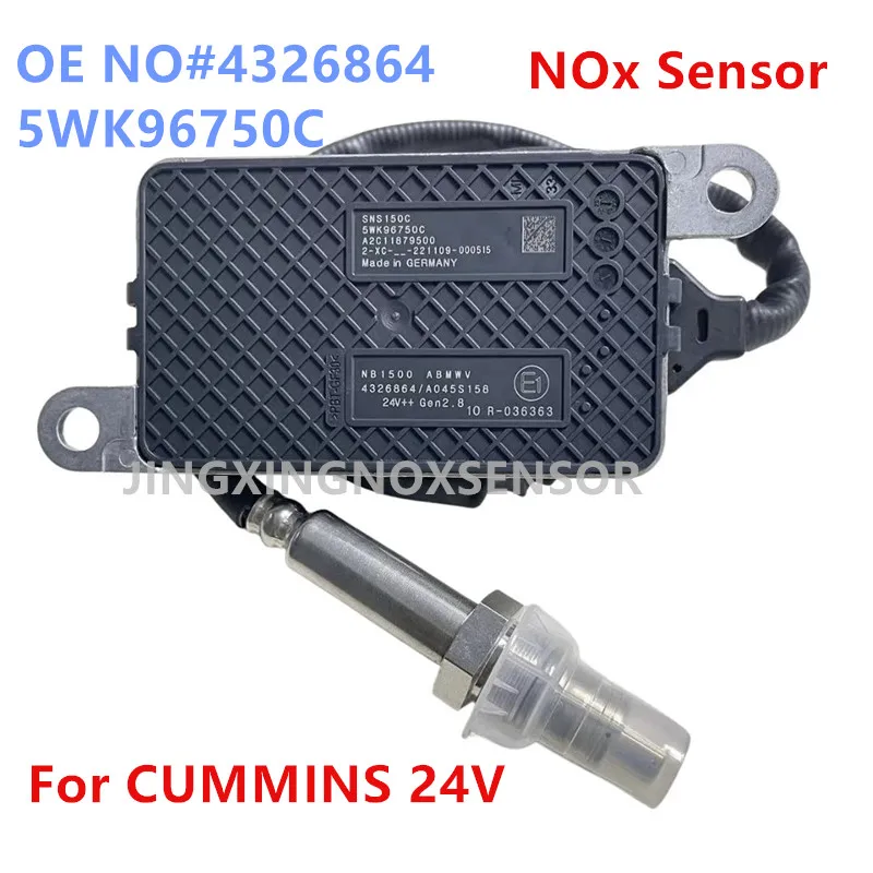 4326864 5WK96750C A2C95992900 1710806 A045S158 Nitrogen Oxygen NOx Sensor/Sensor Probe For CUMMINS Engine Truck Car Accessories