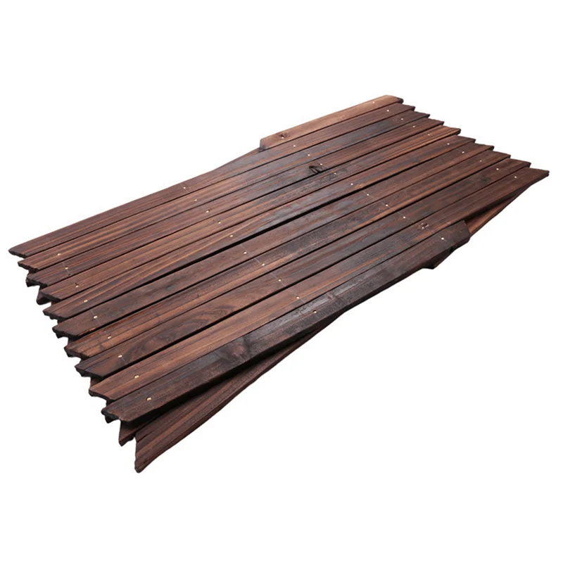 

2X Expanding Wooden Garden Wood Pull Mesh Wall Fence Grille For Home Garden Sub Garden Decoration Climbing Frame-B09B