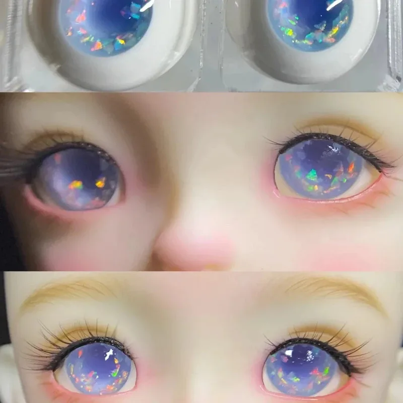 

BJD doll eyeballs are suitable for 1/3 1/4 1/6 size Eyes for toys cute blue sparkling diamond eye paste doll accessories