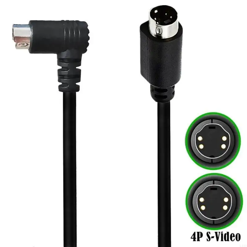 L41E S Video Cable 4 Pin Male to Male Gold Plated for Connecting Camcorders to