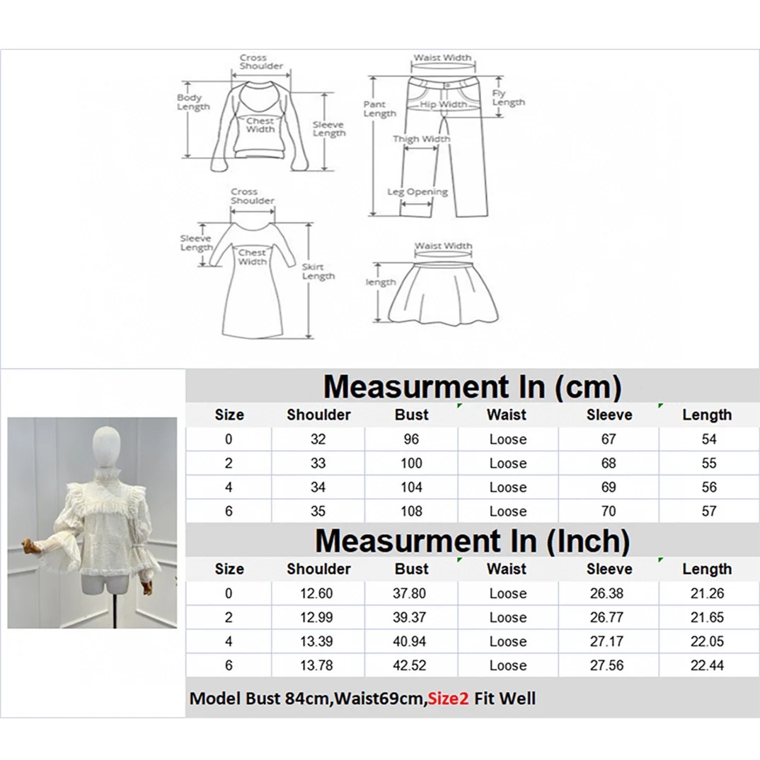 Silk New Design High Quality Summer 2023 Heavy Work White Lace Patchwork Pleat Women All-matching Blouse