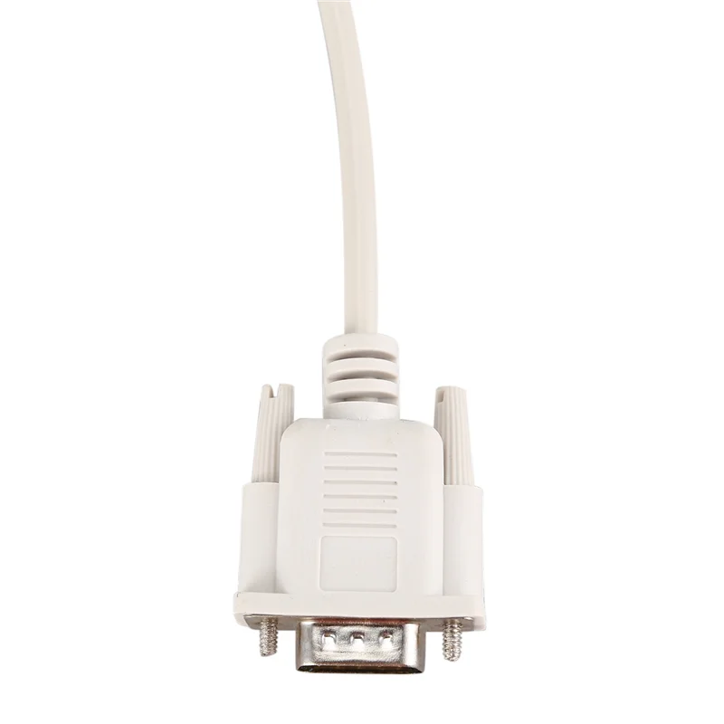

AM-5Pcs 1.4M RS232 DB9 9 Pin Male To VGA Video 15 Pin Male Adapter Cable Light Gray