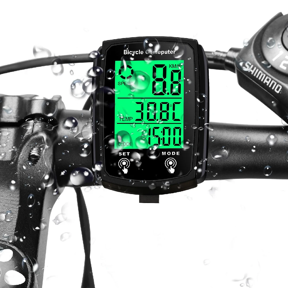 1pcs Bike Speed Sensor for Cycling Computer Waterproof Bicycle Odometer Sensor with LCD Display,Wireless Cycle Computer Sensor