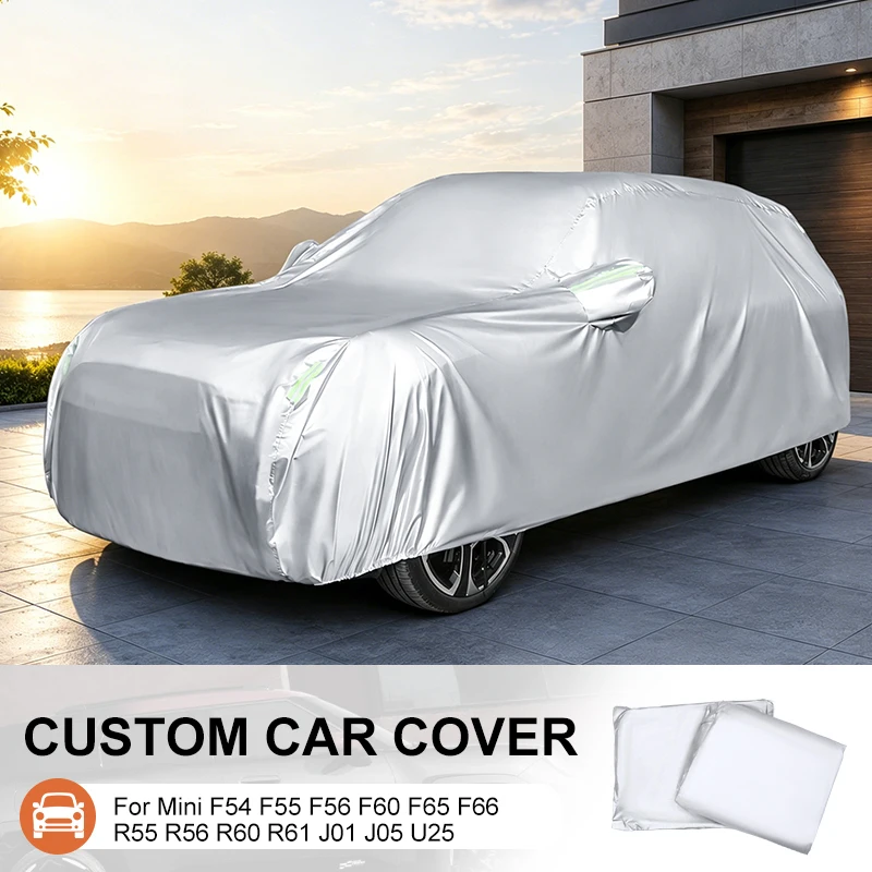 Car Covers Outdoor Protection For Mini Cooper F56 R56 F65 F66 J01 J05 U25 R60 Waterproof Sunshade Snow Cover Full Accessories
