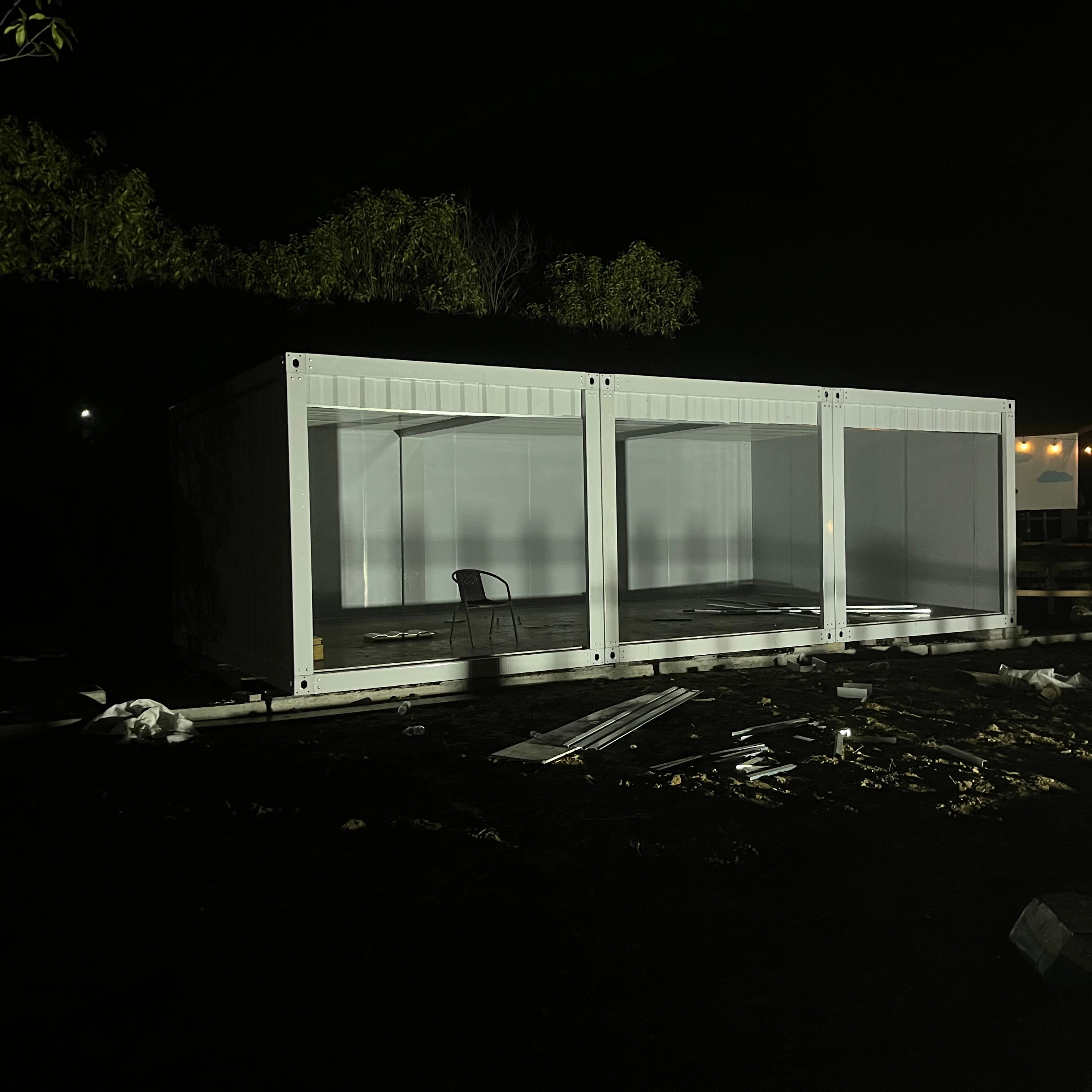 

Low Cost 20 Foot Prefabricated Tool Container House, Quick Assembly Garage, Foldable Portable Container House