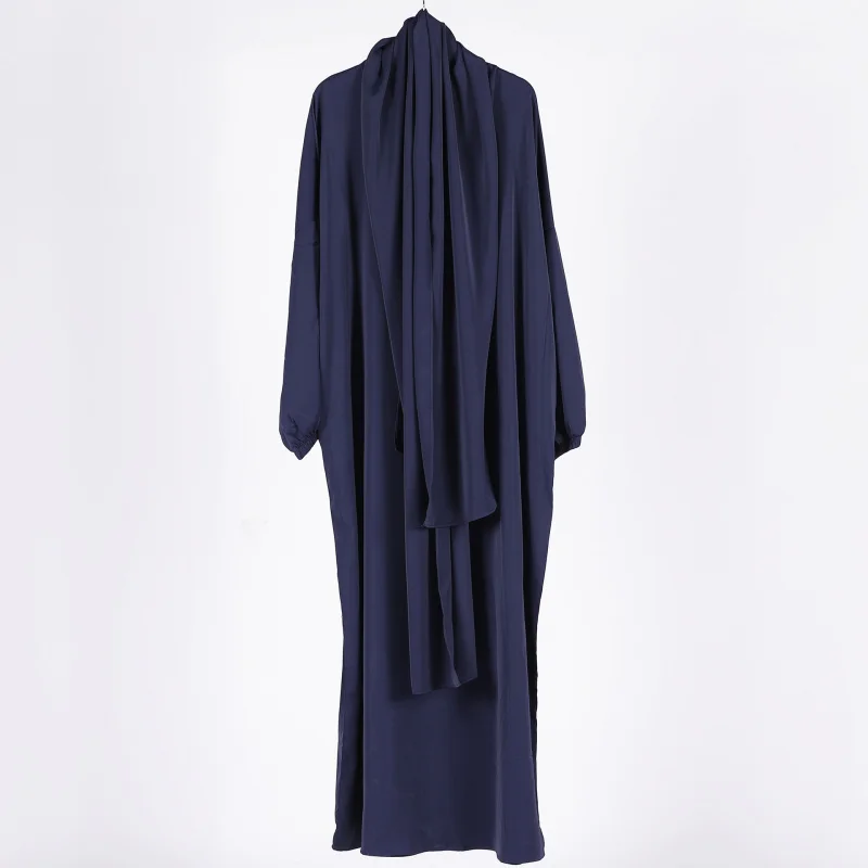 Robe de Grande Taille pour Femme, Vêtement Terrestre, Frontalier, Malaisien, Dubaï, avec Écharpe de Sauna, Fy124713