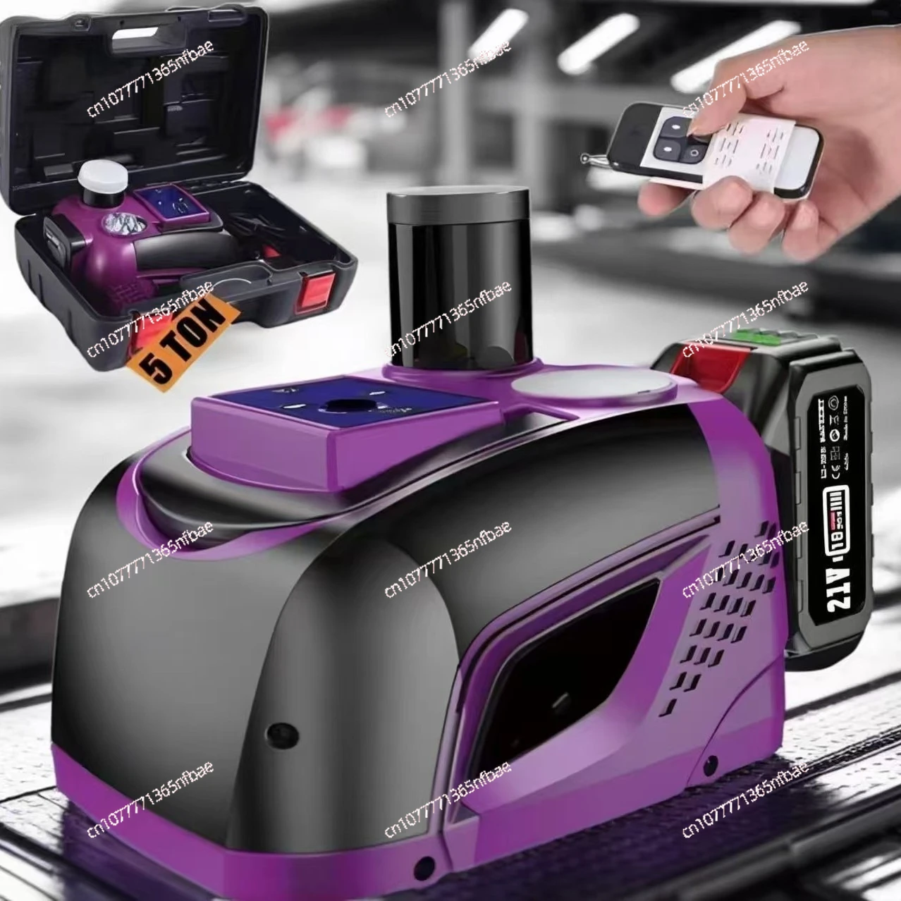 

Электрический гидравлический домкрат с литиевой батареей 12 В 5T для тяжелых условий эксплуатации для внедорожника