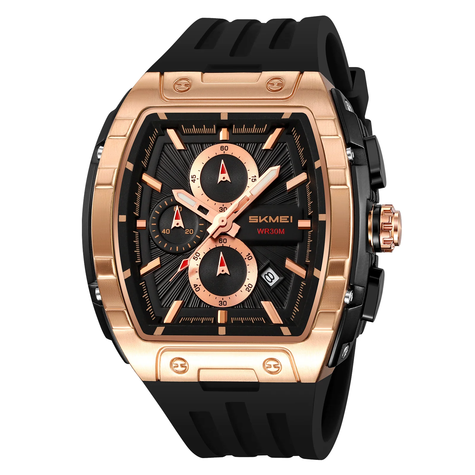 Rose gold-black