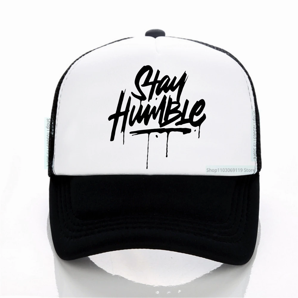 

Stay Humble Letter mesh baseball cap adjustable snapback Dad hat cool breathable Sunscreen hats casual trucker caps Garros