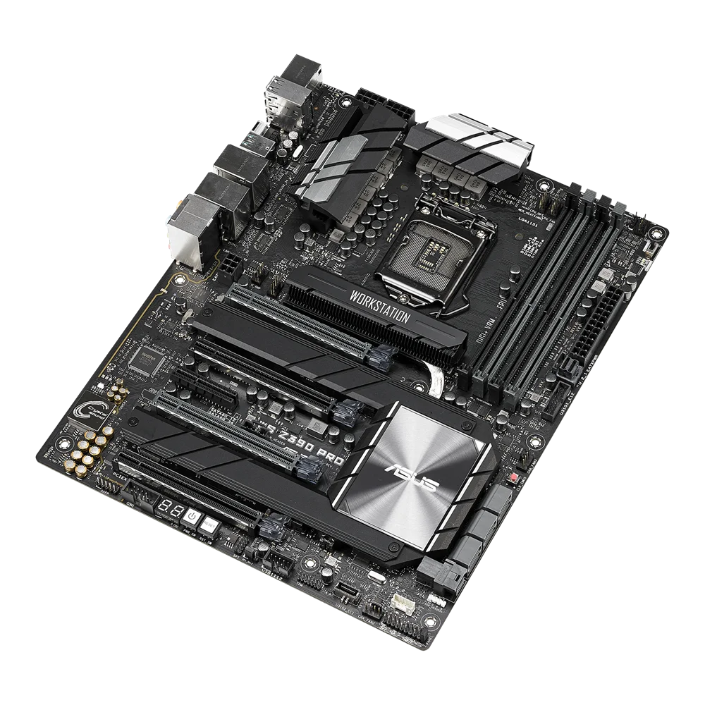 ASUS WS Z390 PRO اللوحة الأم Intel Z390 LGA 1151 DDR4 64GB M.2 ATX دعم كور i3-8100 i3-8300 i5-8600 i5-9600 i7-9700 وحدة المعالجة المركزية