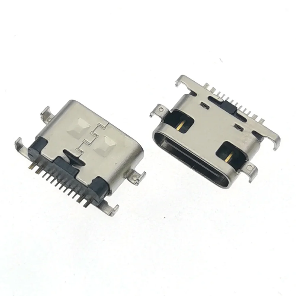 2-20pcs USB 3.1 Type C Connector 12 Pin Female SMT Tab jack Version Socket For Cube iPlay 40 Type-C Charging Port