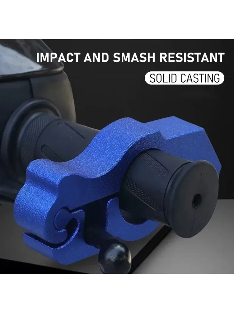 AliExpress NONE Motorcycle Handlebar Lock Aluminum Alloy Handlebar Brake Handle Solid Portable Steal Lock E-Bikes Anti Theft Bicycle Safety Tool